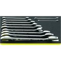 Stahlwille Tools Double open ended Wrenchs i.TCS inlay No.TCS10/11, 6X7-34X36MM 1/3-tray11-pcs. 96830167